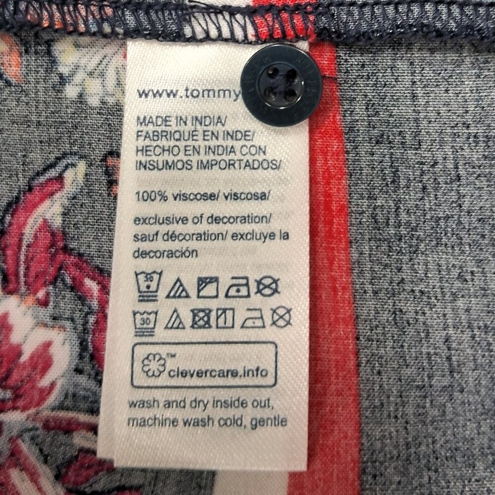 Tommy Hilfiger button-front dress, navy floral print - Picture 11 of 12